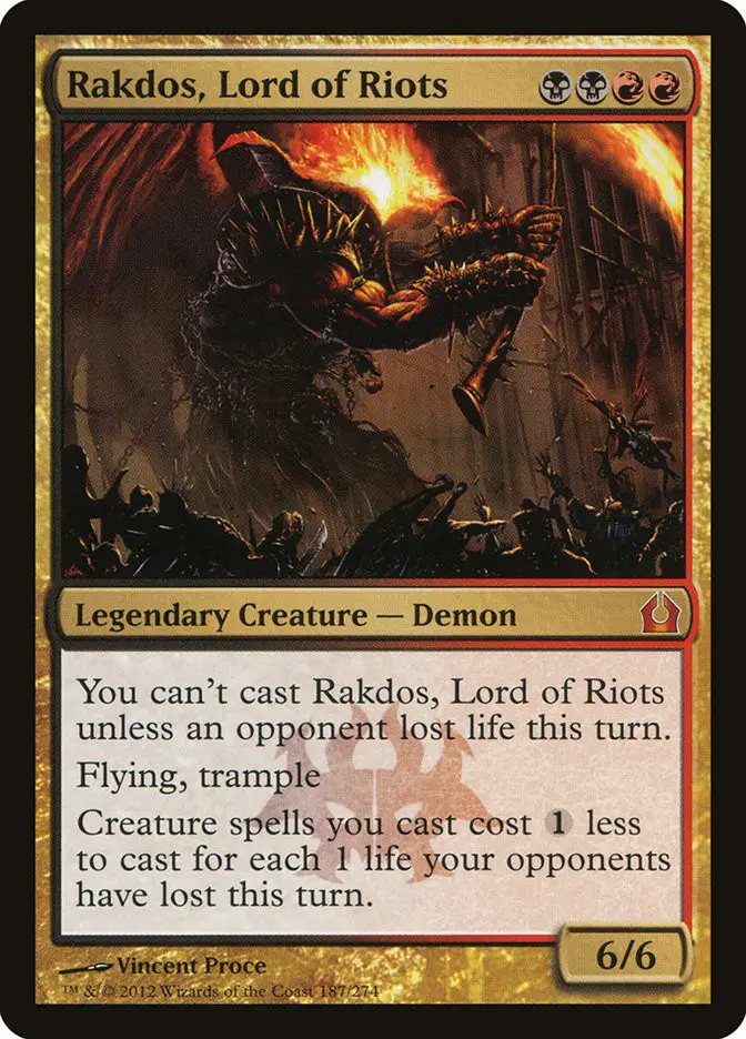 Rakdos  Lord of Riots (Return to Ravnica)