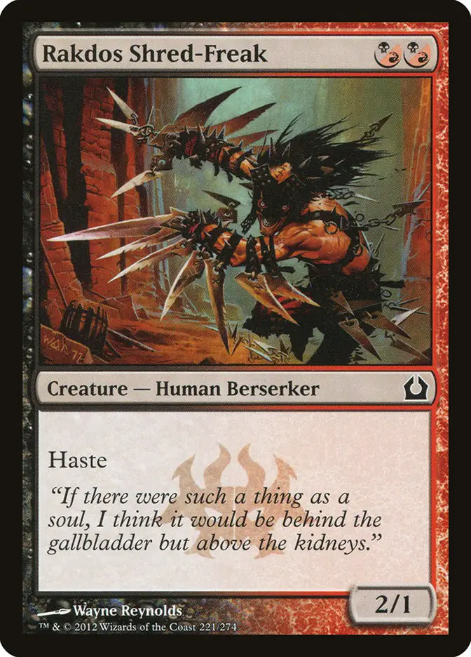 Rakdos Shred Freak (Return to Ravnica)