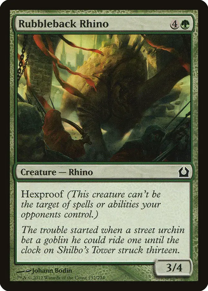 Rubbleback Rhino (Return to Ravnica)