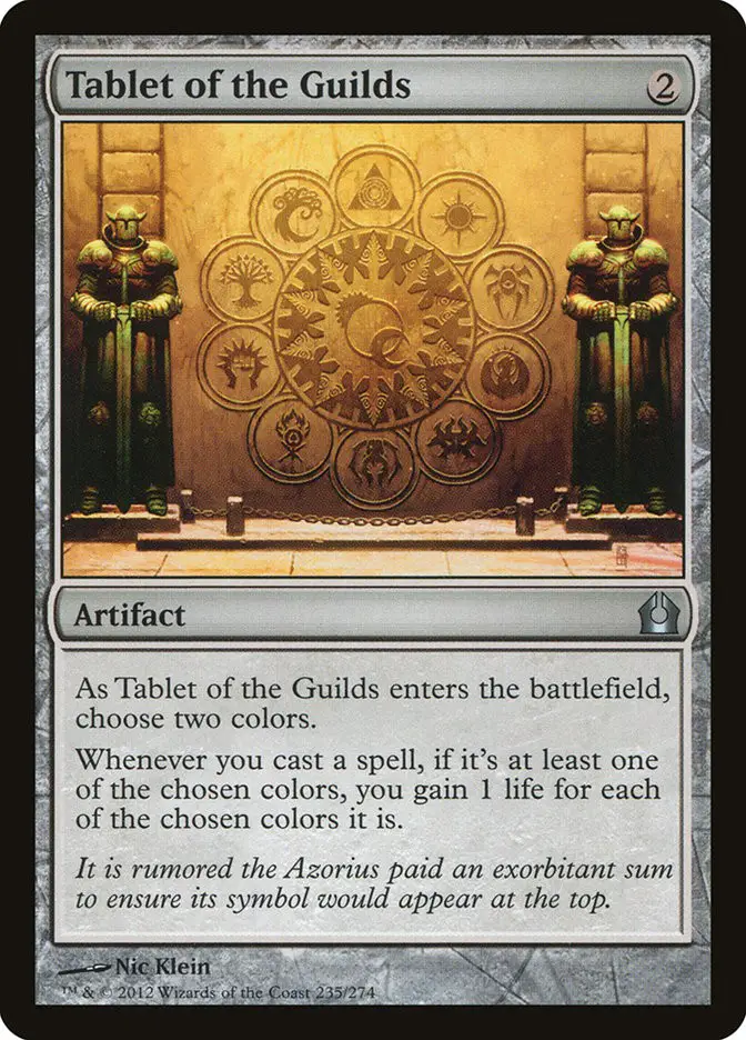 Tablet of the Guilds (Return to Ravnica)