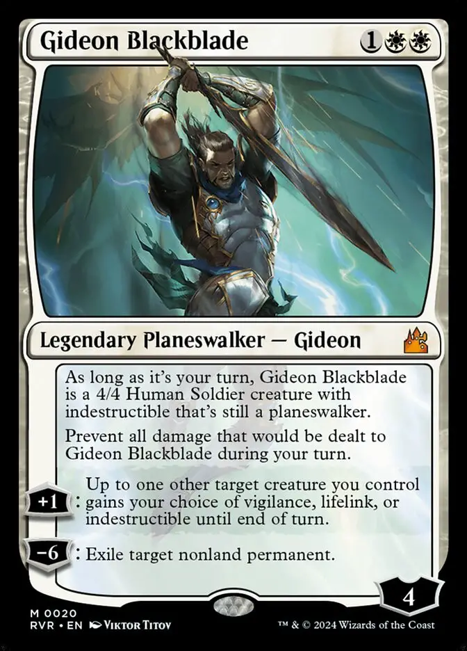 Gideon Blackblade (Ravnica Remastered)