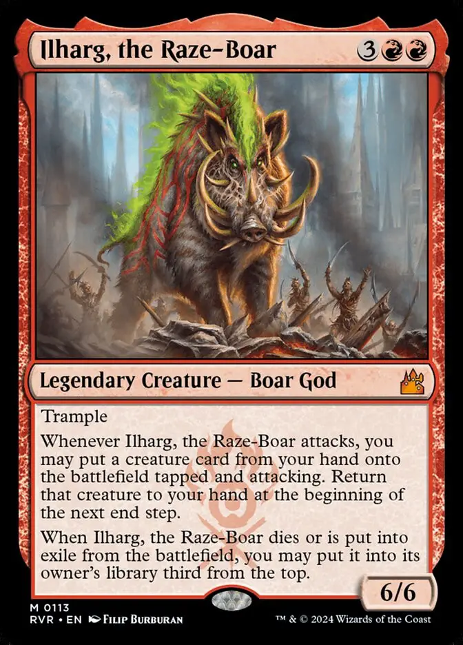 Ilharg  the Raze Boar (Ravnica Remastered)