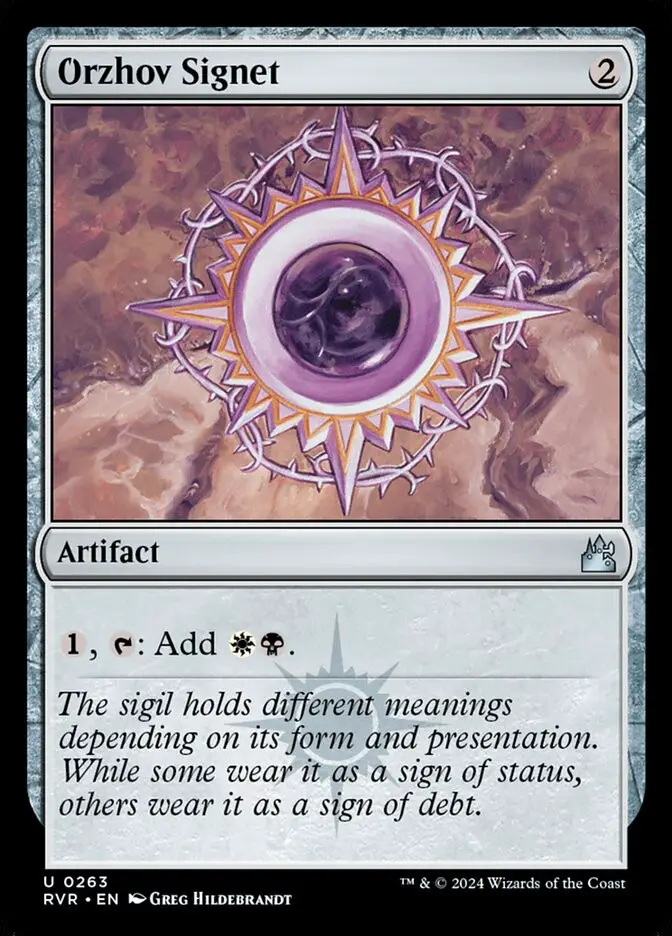 Orzhov Signet (Ravnica Remastered)