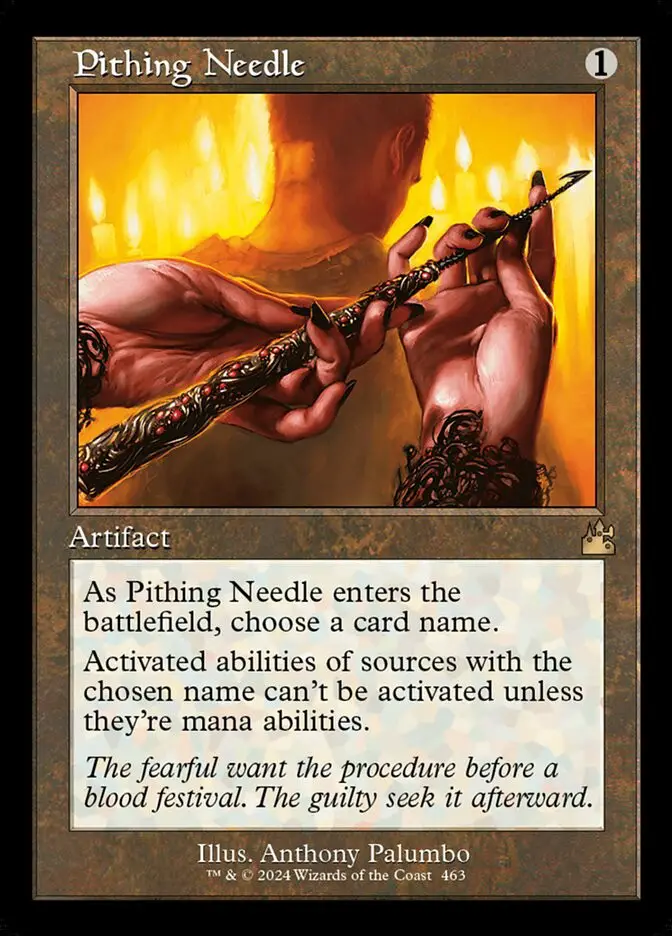 Pithing Needle (Ravnica Remastered)