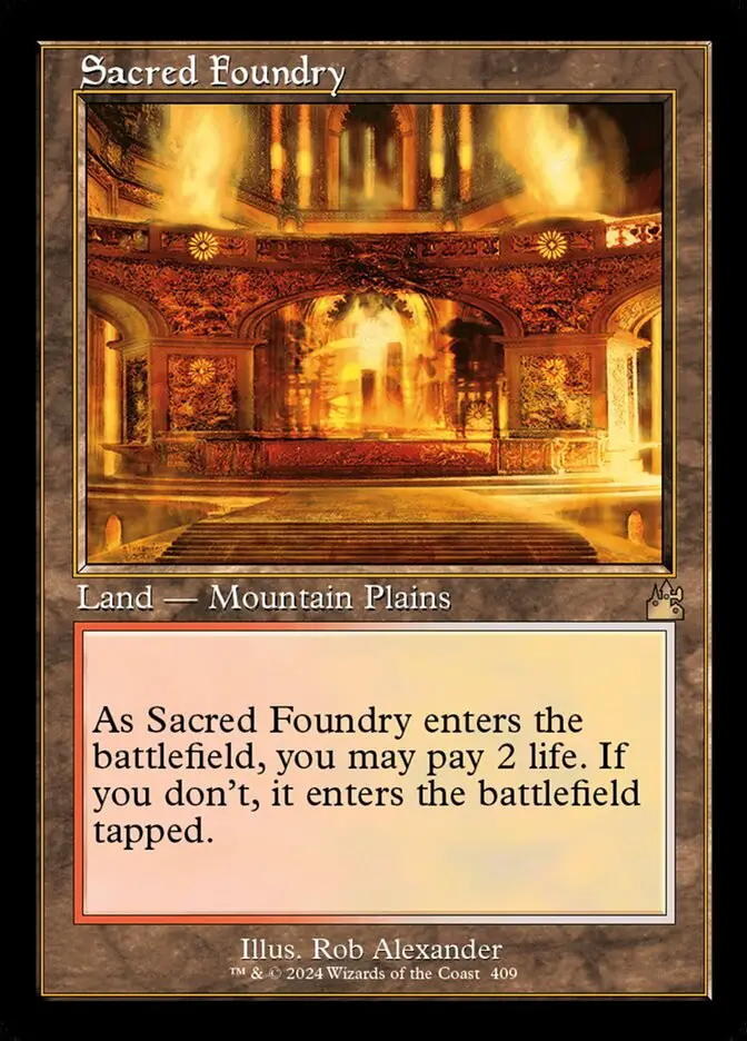 Sacred Foundry (Ravnica Remastered)