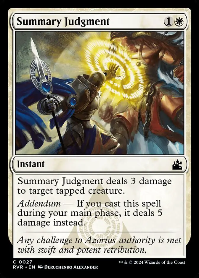 Summary Judgment (Ravnica Remastered)