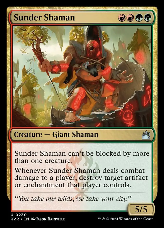 Sunder Shaman (Ravnica Remastered)