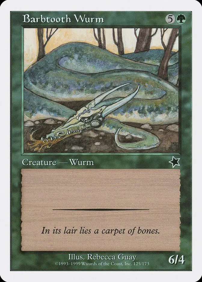Barbtooth Wurm (Starter 1999)