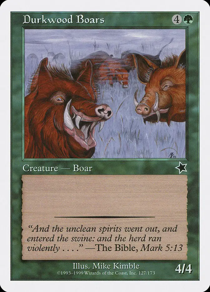 Durkwood Boars (Starter 1999)