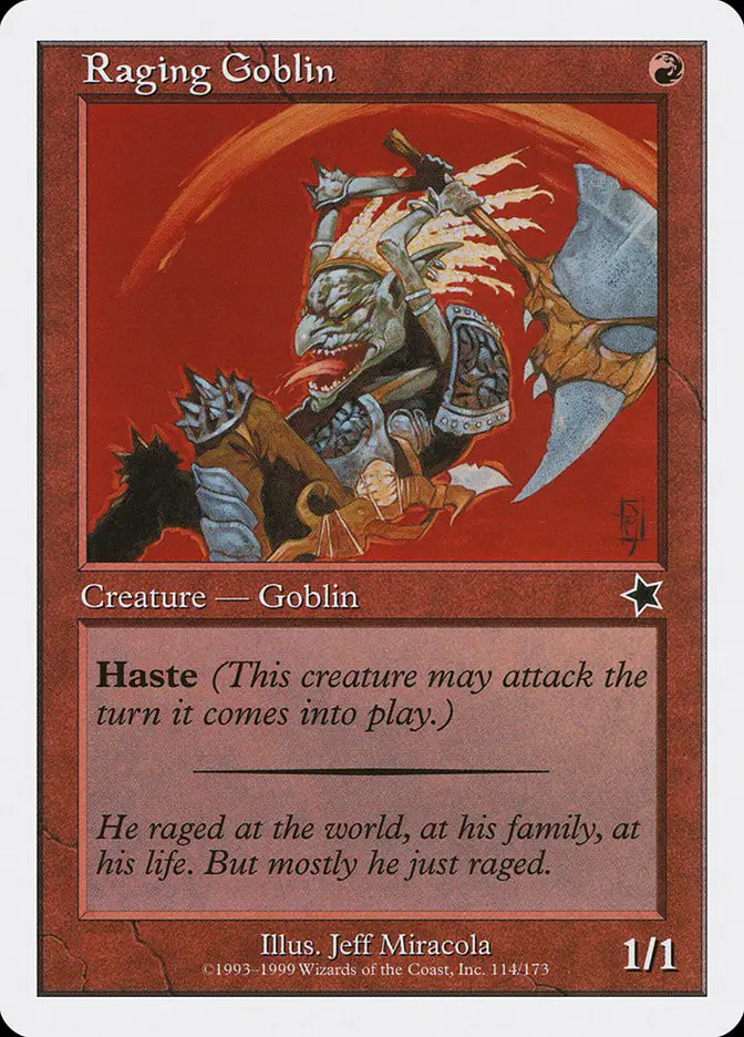 Raging Goblin (Starter 1999)