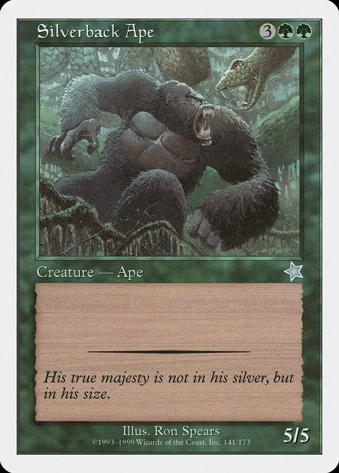 Silverback Ape (Starter 1999)