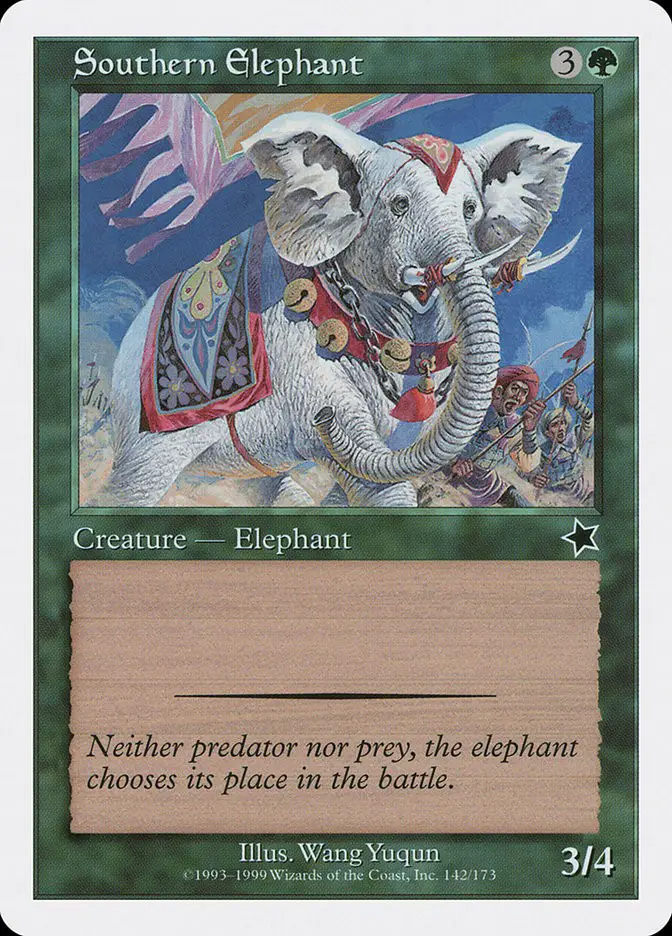 Southern Elephant (Starter 1999)