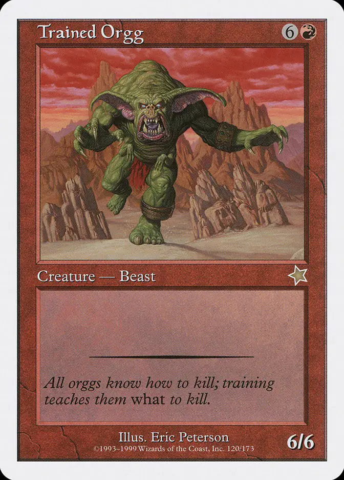 Trained Orgg (Starter 1999)