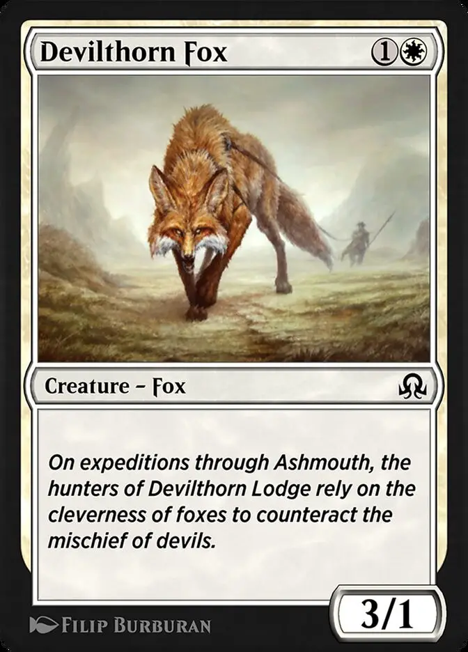 Devilthorn Fox (Shadows over Innistrad Remastered)