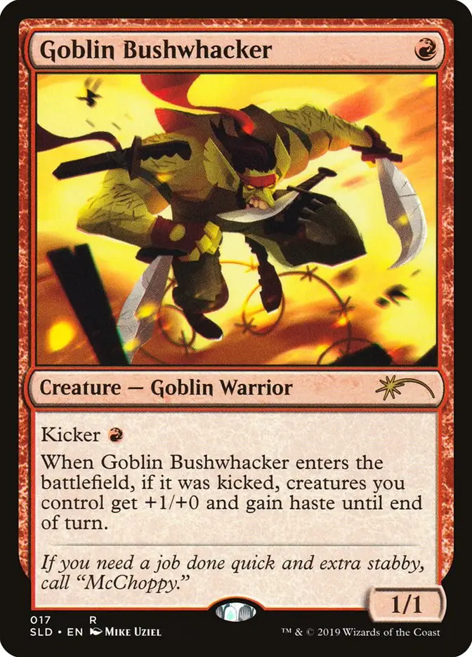 Goblin Bushwhacker (Secret Lair Drop)