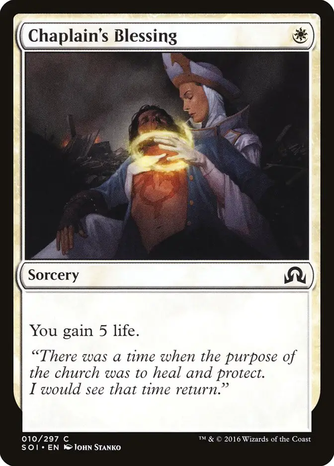 Chaplain s Blessing (Shadows over Innistrad)