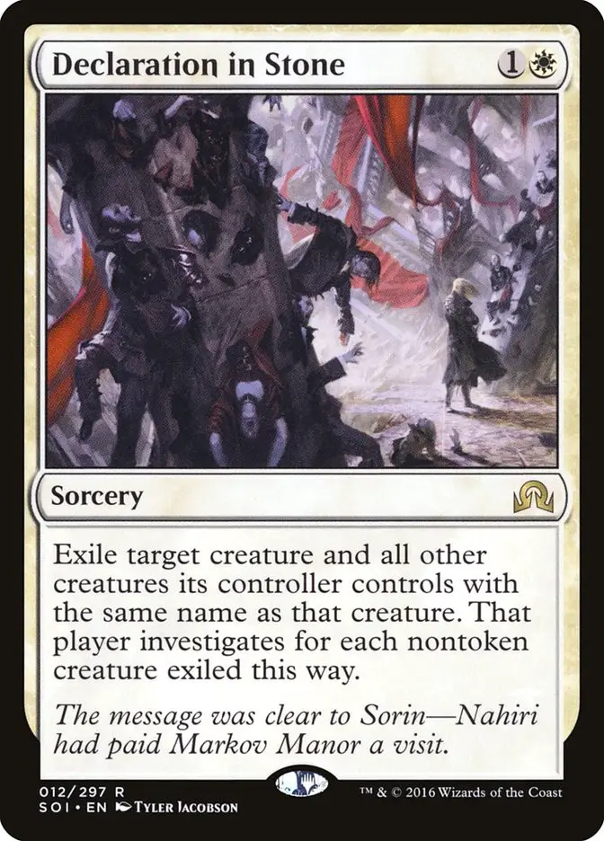 Declaration in Stone (Shadows over Innistrad)