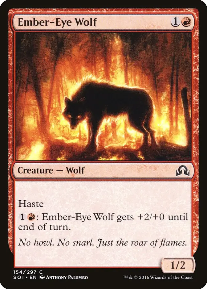 Ember Eye Wolf (Shadows over Innistrad)