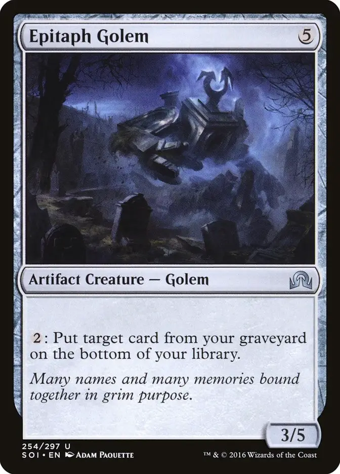 Epitaph Golem (Shadows over Innistrad)