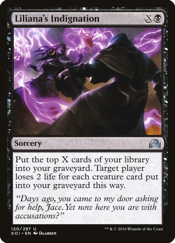 Liliana s Indignation (Shadows over Innistrad)