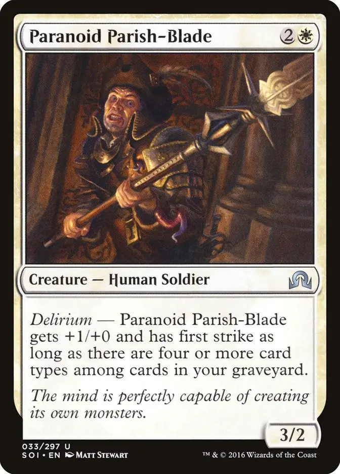 Paranoid Parish Blade (Shadows over Innistrad)