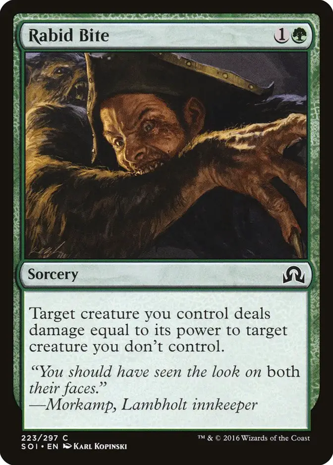 Rabid Bite (Shadows over Innistrad)