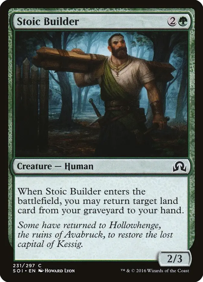 Stoic Builder (Shadows over Innistrad)