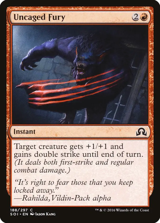 Uncaged Fury (Shadows over Innistrad)