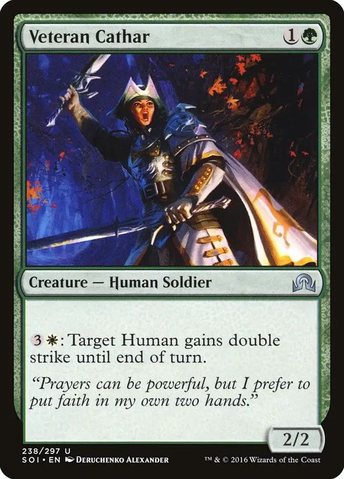Veteran Cathar (Shadows over Innistrad)