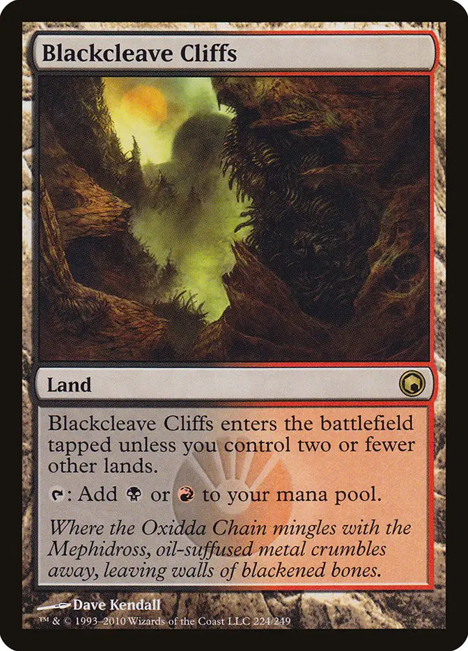 Blackcleave Cliffs (Scars of Mirrodin)