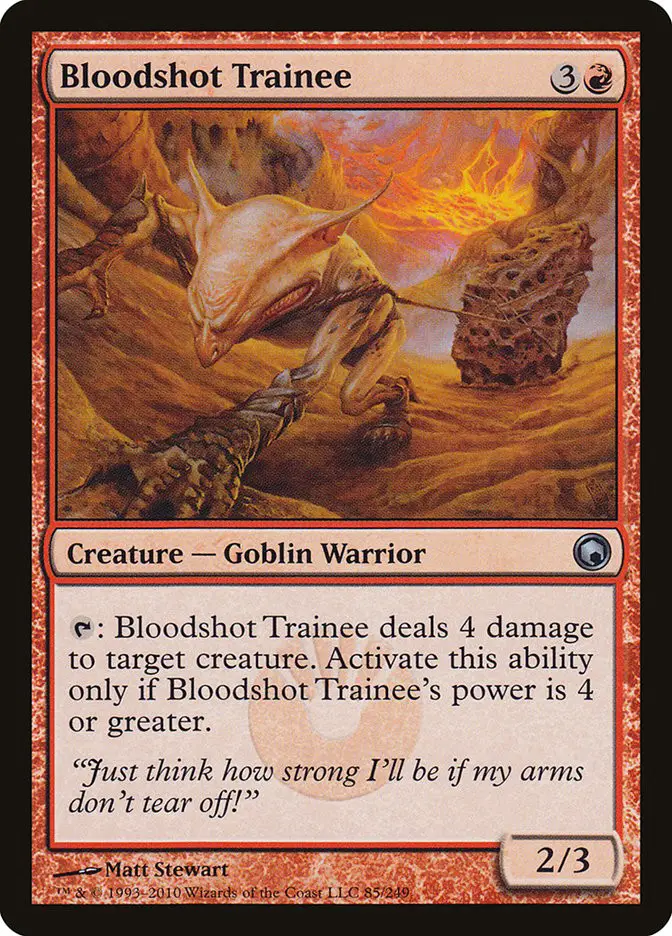 Bloodshot Trainee (Scars of Mirrodin)