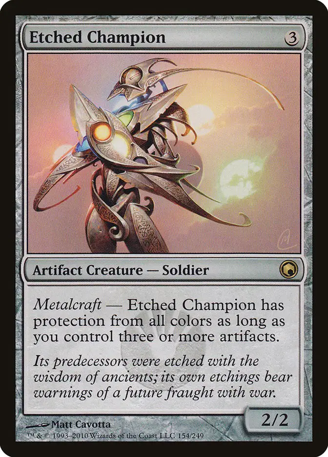 Etched Champion (Scars of Mirrodin)