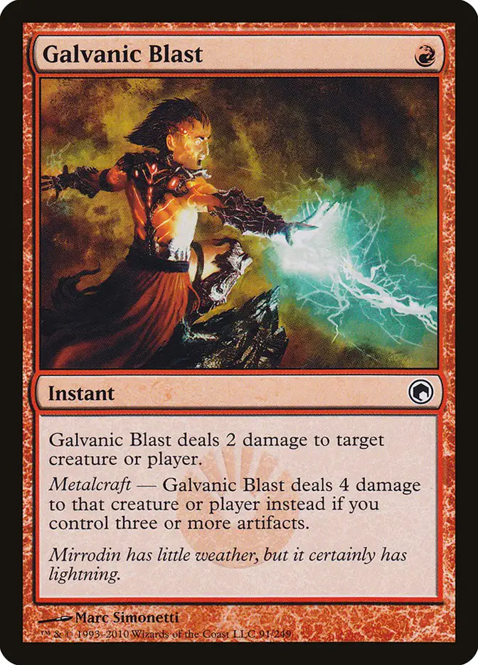 Galvanic Blast (Scars of Mirrodin)