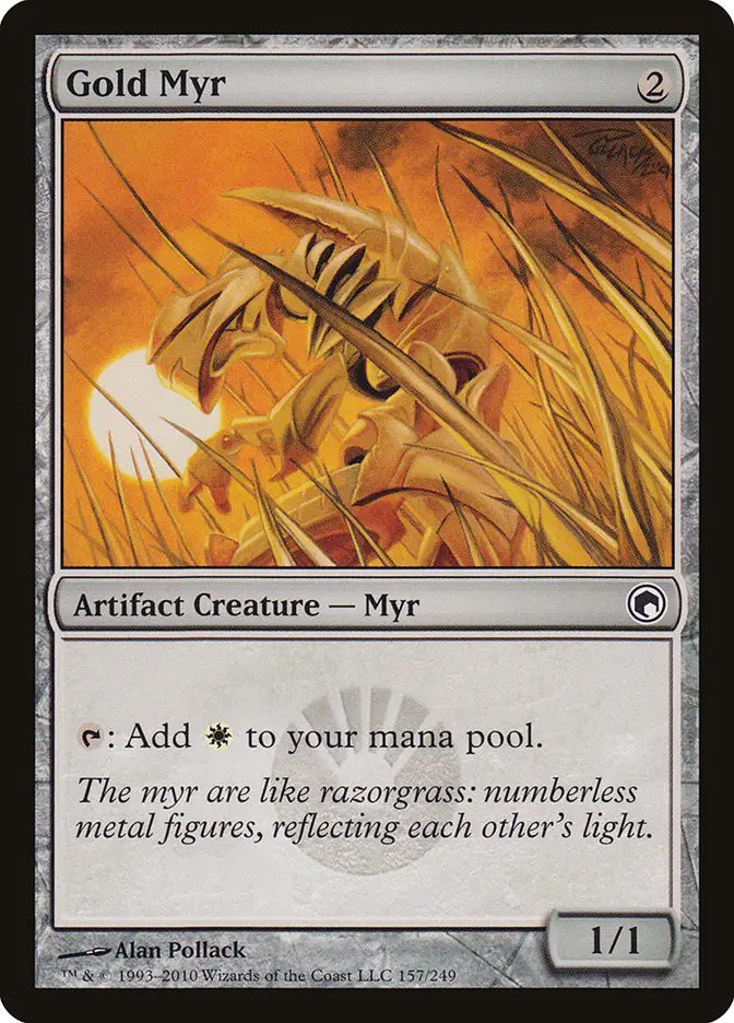 Gold Myr (Scars of Mirrodin)