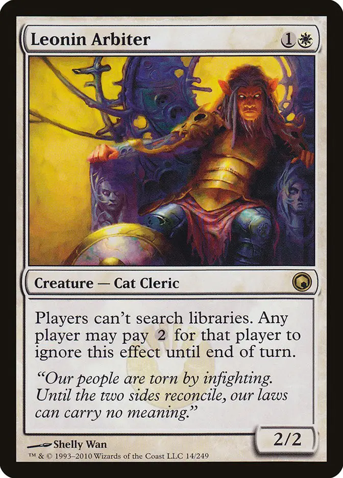 Leonin Arbiter (Scars of Mirrodin)