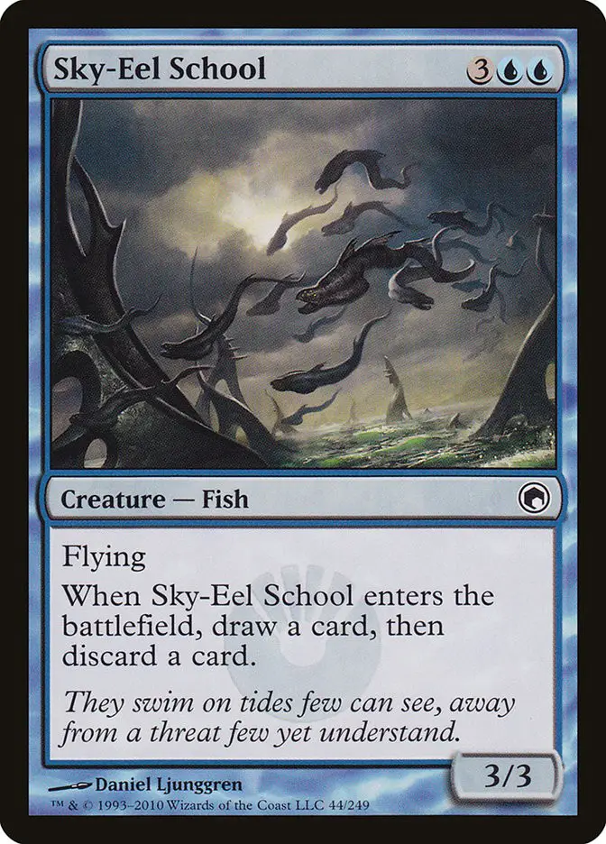 Sky Eel School (Scars of Mirrodin)