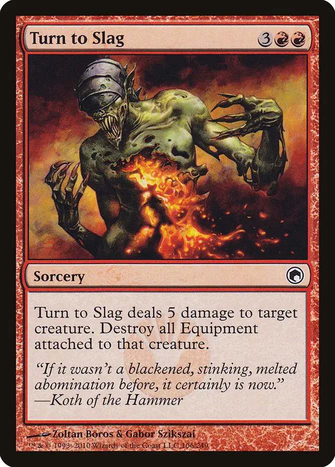 Turn to Slag (Scars of Mirrodin)