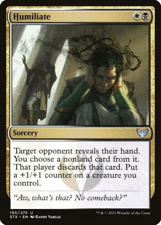 Humiliate (Strixhaven: School of Mages)