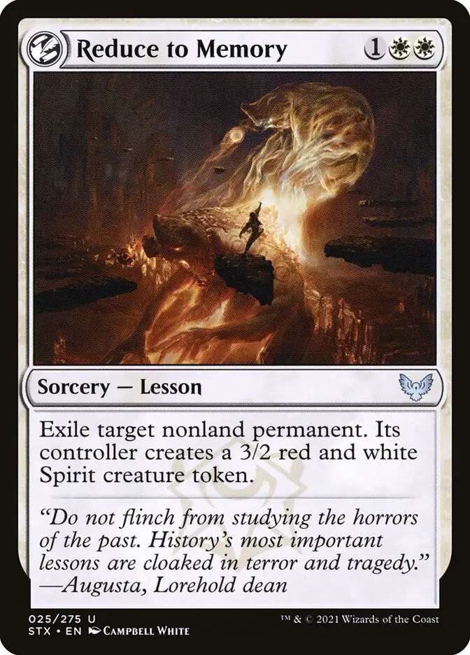 Reduce to Memory (Strixhaven: School of Mages)