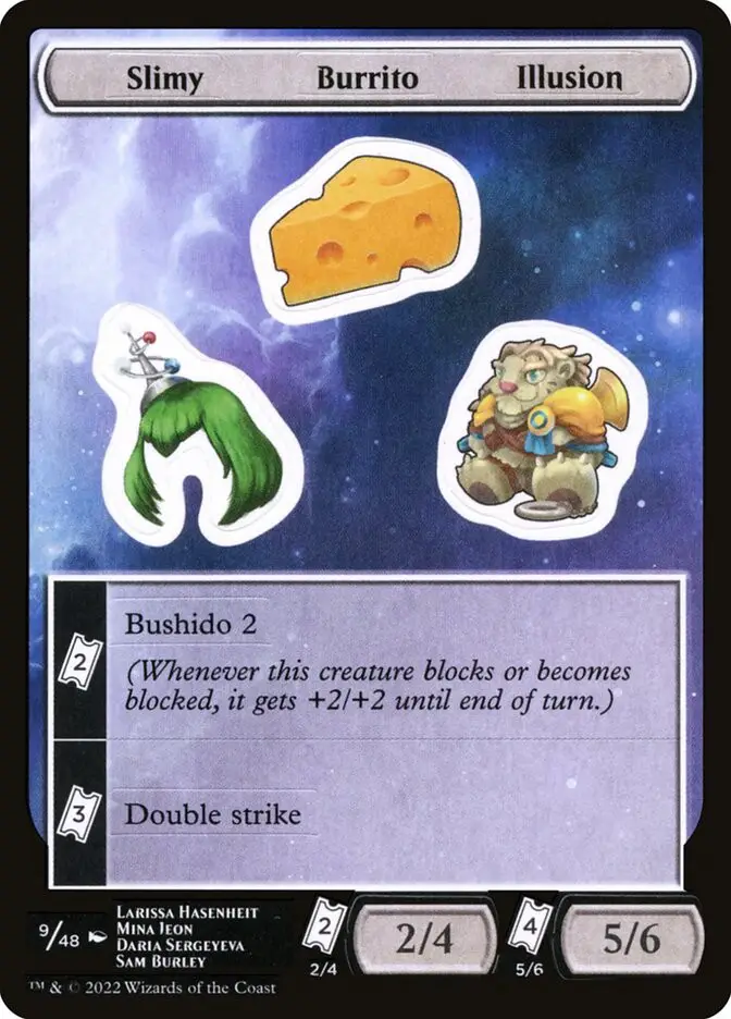 Slimy Burrito Illusion (Unfinity Sticker Sheets)