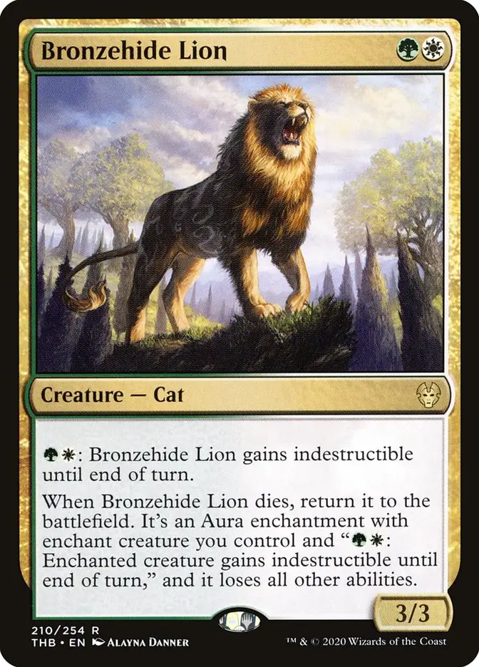 Bronzehide Lion (Theros Beyond Death)
