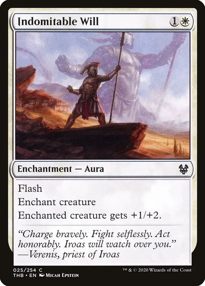 Indomitable Will (Theros Beyond Death)