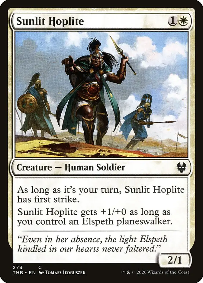 Sunlit Hoplite (Theros Beyond Death)