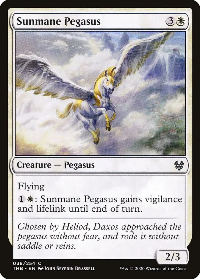 Sunmane Pegasus (Theros Beyond Death)