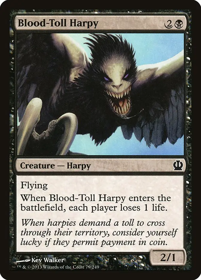 Blood Toll Harpy (Theros)
