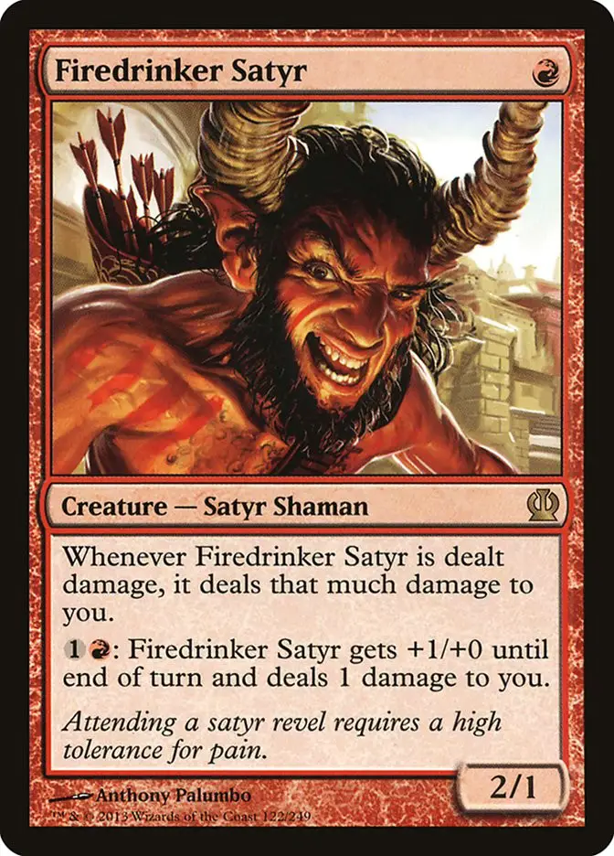Firedrinker Satyr (Theros)