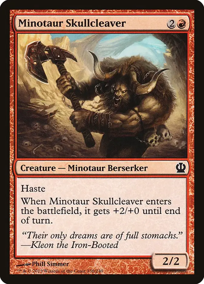 Minotaur Skullcleaver (Theros)