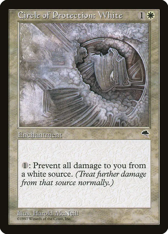 Circle of Protection  White (Tempest)