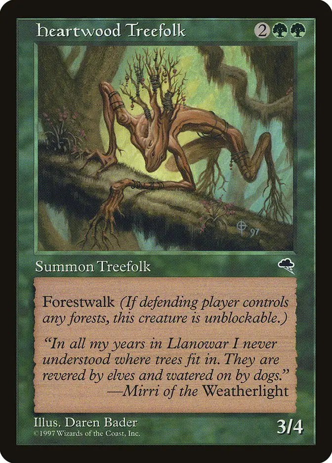 Heartwood Treefolk (Tempest)