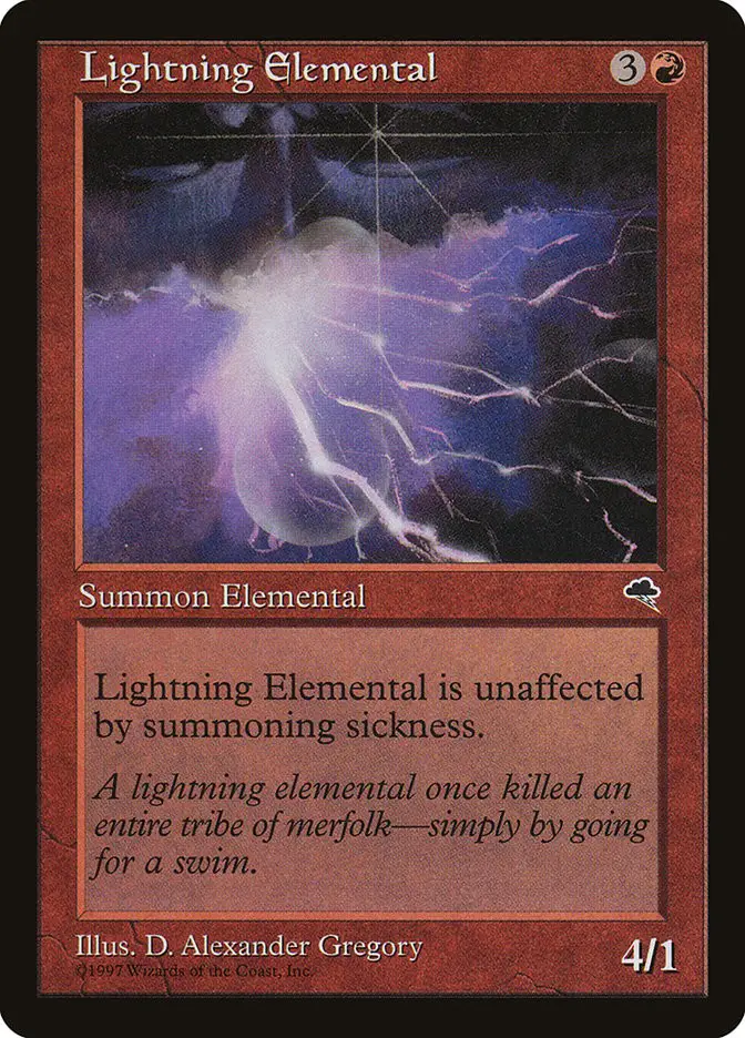 Lightning Elemental (Tempest)